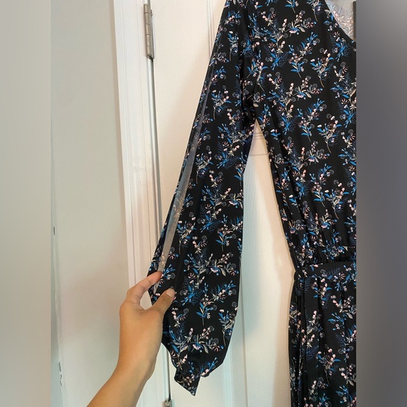 Black Floral Jumpsuit - Picture 6 of 7